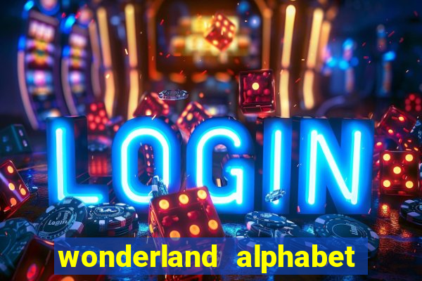 wonderland alphabet comic studio